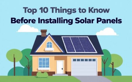 Top 10 Things to Know Before Installing Solar Panels: A Comprehensive Guide