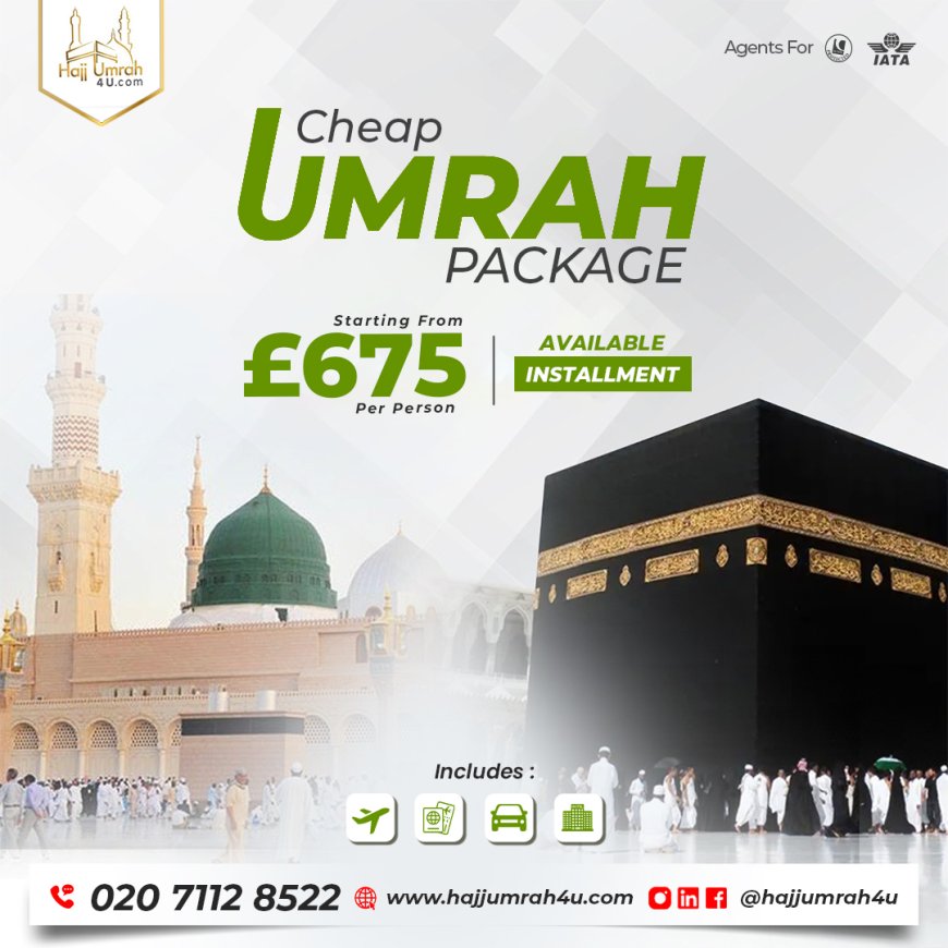 Cheap Umrah Packages Glasgow Best flight from UK