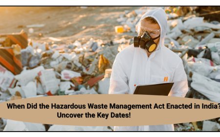 When Did the Hazardous Waste Management Act Enacted in India? Uncover the Key Dates!