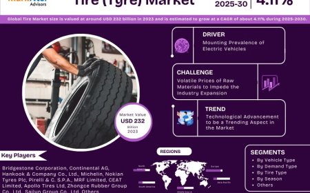 Tire (Tyre) Forecast 2030: Growth Trends, Key Players & Future Outlook | Badger Mining Corp., Baker Hughes Inc., Carbo Ceramics Inc, and others