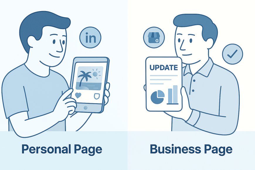 Key Differences Between Personal and Business Social Pages